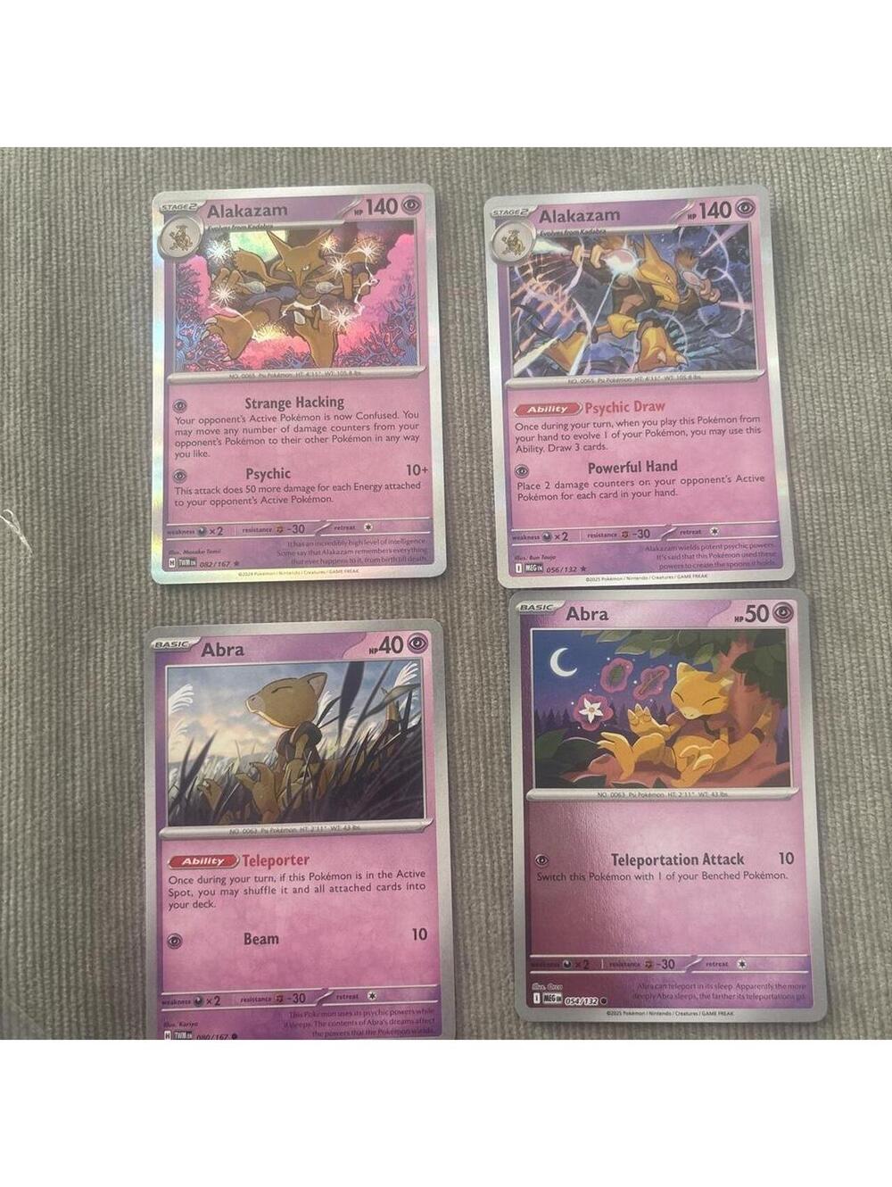 Pokémon  Purple and Pink Trading-card